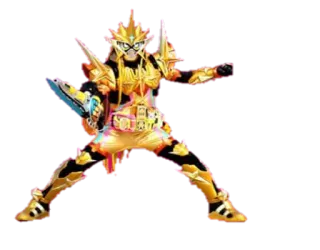 ✨ a70e1c33 armor, gold, weapon, character, fighting, action whatsapp sticker