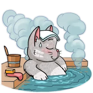 Kamikaze Cat telegram stickers