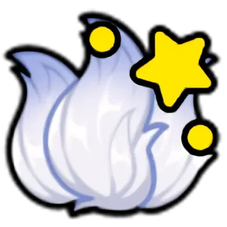 🦊 76716342 bunga, bintang, berkilau, magis, unik, imut whatsapp sticker