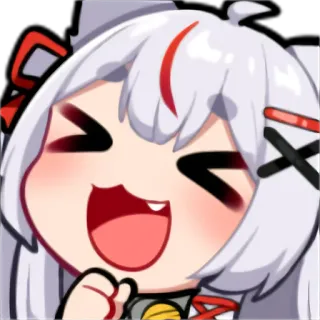 😆 7abbe15b anime, kartun, bahagia, Vtuber, kawaii whatsapp sticker