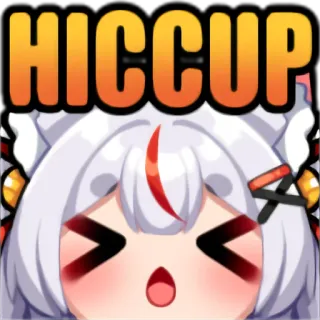 🤭 81e64258 HICCUP Anime, Cegukan, Kawaii, Stiker whatsapp sticker