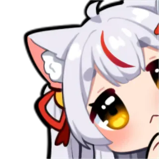 👀 e0a1e9ea Anime, Telinga kucing, Kawaii, Lucu whatsapp sticker