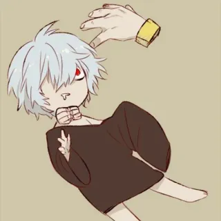 🤤 3ef8159a Shigaraki Tomura My Hero Academia 애니메이션, 악당, 캐릭터, 팬아트 telegram sticker