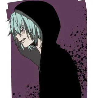 😒 51fc31bc Shigaraki Tomura My Hero Academia 애니메이션, 만화, 빌런, 후드티, 나의 히어로 아카데미아, 시가라키 telegram sticker