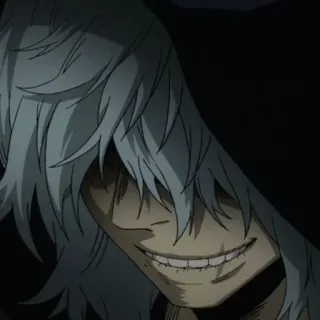 😈 8a2bc0c9 Shigaraki Tomura My Hero Academia 애니메이션, 빌런, 시가라키, 나의 히어로 아카데미아 telegram sticker