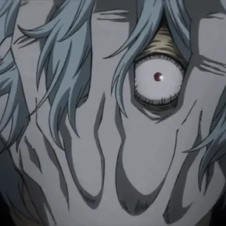 😳 9db60cee Tomura Shigaraki My Hero Academia 애니메이션, 악당, 소름, 손, 무서운 telegram sticker