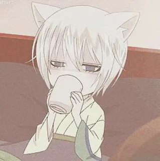 ☁️ 16076712 Tomoe Kamisama Kiss Anime, Tomoe, Kamisama Kiss, zorro, manga, lindo telegram sticker