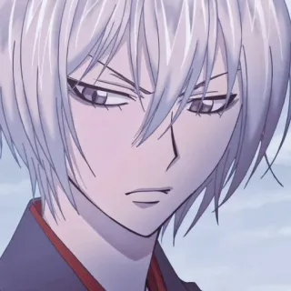 ☁️ 3febc143 Tomoe Kamisama Kiss Anime, Manga, Zorro, Demonio, Guapo, Pelo Blanco telegram sticker