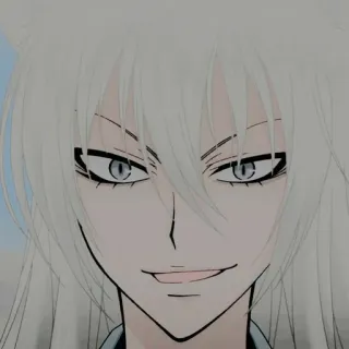 ☁️ 90202094 Tomoe Kamisama Kiss Anime, Manga, Zorro, Demonio, Pelo Blanco, Orejas de Zorro, Kamisama Kiss telegram sticker