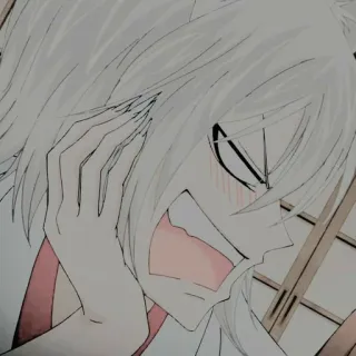 ☁️ a1f62392 Anime, Zorro, Enojado, Demonio, Orejas de zorro telegram sticker