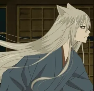 ☁️ cb62188c Tomoe Kamisama Kiss Anime, Espíritu zorro, Manga, Kemonomimi, Bishonen, Tomoe, Kamisama Kiss telegram sticker