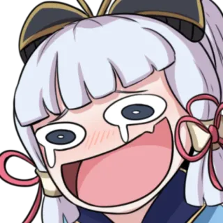 🤣 975047c8 Ayaka Genshin Impact Anime, Dibujos animados, Videojuego, Meme, Llorar, Divertido, Ayaka, Genshin Impact telegram sticker