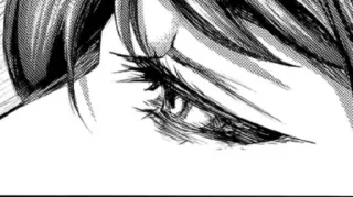 💜 713bf2b9 eye, manga, anime telegram sticker