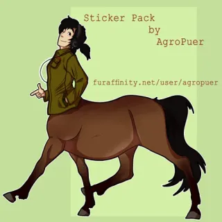 🐍 58bbd8ae Sticker Pack by AgroPuer
furaffinity.net/user/agropuer Centauro, Furry, Adesivo, Arte telegram sticker