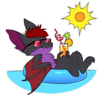 KamuBat telegram stickers