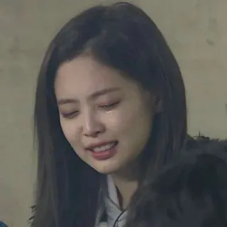 🎗 05e2d3dc Jennie k-pop, idol, cantante, pianto, triste, coreano, Jennie Kim, Blackpink telegram sticker