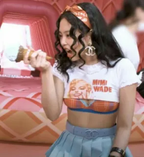 🎗 855361f0 MIMI WADE donna, moda, gelato, stile, outfit, abbigliamento telegram sticker