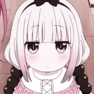 🎀 2f258cfc Kanna Kamui Miss Kobayashi's Dragon Maid Канна Камуи, Аниме, Милый, Каваий, Дракон, Дракон-горничная Кобаяши telegram sticker