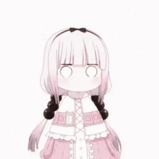 🎀 364ca9fb Kanna Kamui Miss Kobayashi's Dragon Maid Аниме, Канна, Чиби, Милый, Канна Камуи telegram sticker