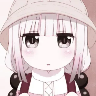 🎀 81c2e04b Kanna Kamui Miss Kobayashi's Dragon Maid Аниме, Канна Камуи, Dragon Maid, Каваий, Милый, Персонаж, Мультфильм, Манга telegram sticker