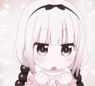 🎀 a53cbac5 Kanna Kamui Miss Kobayashi's Dragon Maid Аниме, Канна, Канна Камуи, Милый, Dragon Maid, Дракон-горничная Кобаяши telegram sticker