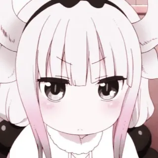 🎀 ef34de9b Kanna Kamui Miss Kobayashi's Dragon Maid Аниме, Канна Камуи, Дракорниха, милый, Манга, японский telegram sticker