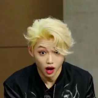 ➖ 7d9110f2 Felix Felix, K-pop, Stray Kids, Terkejut, Ekspresi, Idola telegram sticker