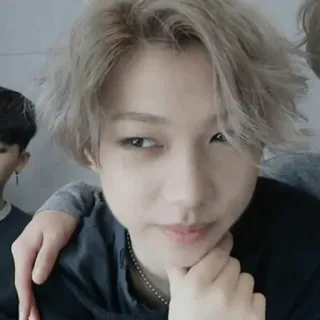 ➖ 9ada179a Felix kpop, straykids, felix, idola, penyanyi, potret telegram sticker