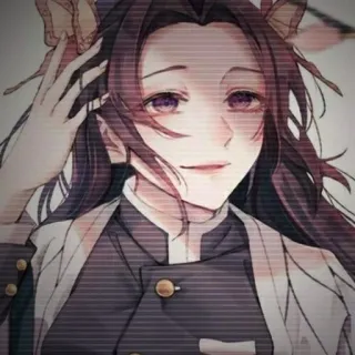 🌸 70c19de0 Kanae Kocho Demon Slayer Anime, Manga, Demon Slayer, Kanae Kocho, Postać telegram sticker