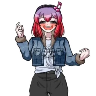 😍 b1709931 LOVE Animé, Dessin animé, Personnage, Amour, Sourire telegram sticker