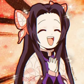 🌺 d80dfd60 动漫, 女孩, 角色, 微笑, 插画, 可爱 whatsapp sticker