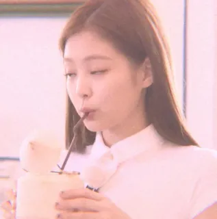 🌹 900f9429 mujer, bebiendo, interior, retrato, bebida telegram sticker