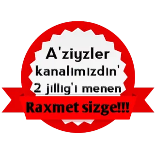 Kanal ushın ( @Qosiq ) whatsapp stickers