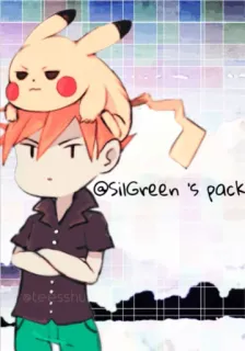 ❤️ fc46dbc9 Red @silGreen 's pack pokemon, nhân vật, trò chơi điện tử, phim hoạt hình, anime, pikachu telegram sticker