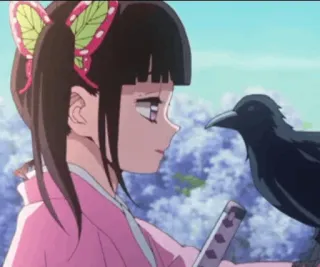 Tsuyuri Kanao whatsapp stickers