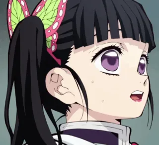 🌸 a0e8e316 Kanao Tsuyuri Demon Slayer Anime, Demon Slayer, Kanao Tsuyuri, Schmetterling, süß telegram sticker