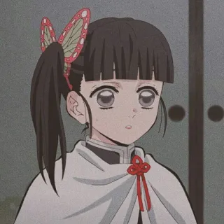 🍭 b0c91935 Kanao Tsuyuri Demon Slayer Anime, Demon Slayer, Kanao Tsuyuri, Manga, Karakter, Kupu-kupu, Gadis whatsapp sticker