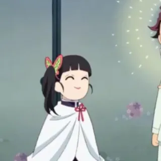 🦋 8bf28c23 Kanao Tsuyuri Demon Slayer Anime, Demon Slayer, Kanao Tsuyuri, Personnage telegram sticker