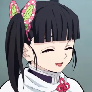 🕊 acae7701 Kanao Tsuyuri Demon Slayer Anime, Kanao Tsuyuri, Demon Slayer, Personnage, Papillon telegram sticker
