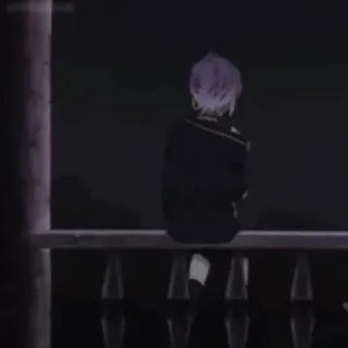 🥢 c0d2c29c anime, persona, balcone, notte telegram sticker