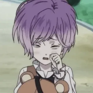 🥢 f32e9d15 Anime, Piangere, Triste, Bambino, Cartone animato telegram sticker