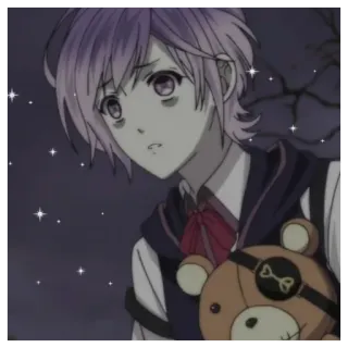 ♡ ｡˚₊ канато ˖  ♡🐇️ ° by @anime_stickerr whatsapp stickers