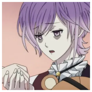 ♡ ｡˚₊ канато ˖  ♡🐇️ ° by @anime_stickerr telegram stickers