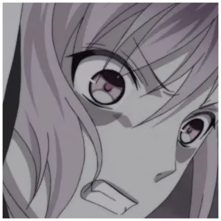 🐁 584774e0 动漫, 女孩, 生气, 动漫女孩 telegram sticker