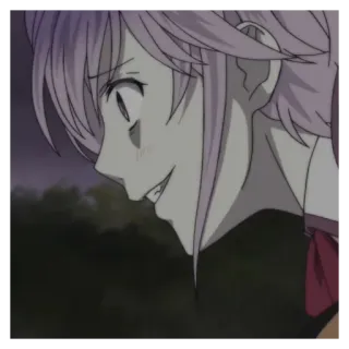 🧴 647bf879 动漫, 女孩, 粉色头发, 表情, 侧面 telegram sticker