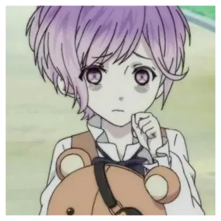 ✂️ 9ebac295 动漫, 男孩, 泰迪熊, 可爱, 插画 telegram sticker