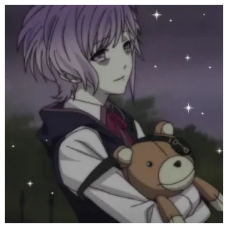 ♡ ｡˚₊ канато ˖  ♡🐇️ ° by @anime_stickerr whatsapp stickers