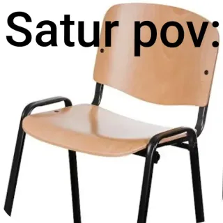 👍 f1851107 Satur pov: стул, мебель, сидя, POV, сатира telegram sticker