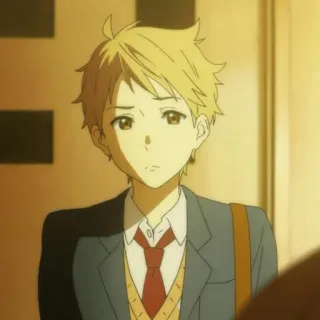 🍨 055cde59 Anime, Ragazzo, Uniforme scolastica, Personaggio, Ritratto telegram sticker