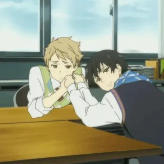 🍨 0e0bf8d5 anime, amicizia, scuola, ragazzi, cartoni animati telegram sticker